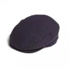 Dasmarca Hats Blue Tailor Navy Ukranian Tweed Wool Cap For Men
