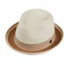 Dasmarca Hats Dasmarca Jordan White And Tan Two Tone Summer Crushable Hat Packable Hat For Men In White