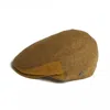 Dasmarca Hats Green Troy Tweed Wool Cap For Men - Olive In Green