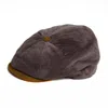 Dasmarca Hats Men's Arlo Grey Corduroy Bakerboy Cap In Grey