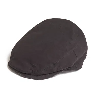 Dasmarca Hats Men's Black Finley Carbon Italian Waterproof Cap