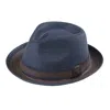 Dasmarca Hats Men's Blue Dasmarca Raynor Summer Two Tone Crushable Hat - Navy In Blue