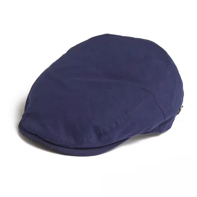Dasmarca Hats Men's Blue Finley Navy Italian Waterproof Cap