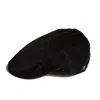 Dasmarca Hats Men's Dylan Black Italian Cord Flat Cap In Black