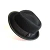 Dasmarca Hats Men's Edward Black Brown Two Tone Felt Winter Porkpie Hat In Black