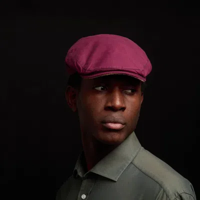 Dasmarca Hats Men's Finley Purple Italian Waterproof Cap
