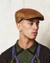 Dasmarca Hats Men's Gold / Yellow / Orange Dylan Camel Italian Cord Flat Cap In Gold/yellow/orange
