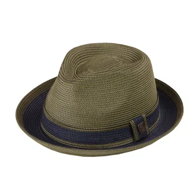 Dasmarca Hats Men's Green Dasmarca Raynor Summer Two Tone Crushable Hat - Forest