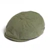 Dasmarca Hats Men's Green Josh Moss Italian Waterproof Newsboy Bakerboy Cap In Green