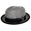 Dasmarca Hats Men's Jackson Cloud Grey Wool Felt Porkpie Hat In Grey