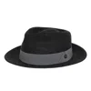 Dasmarca Hats Men's James Slate Grey Milange Wool Felt Fedora Hat In Grey