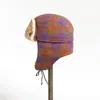 Dasmarca Hats Men's Mylo Italian Tweed Wool Trapper Hat With Earflaps - Purple In Purple