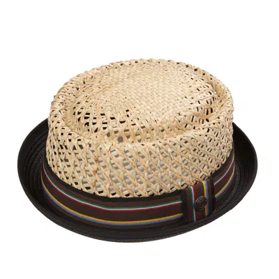 Dasmarca Hats Men's Neutrals Dasmarca Jake Summer Telescope Crown Lightweight Seagrass Breathable Mod Style Straw In Brown