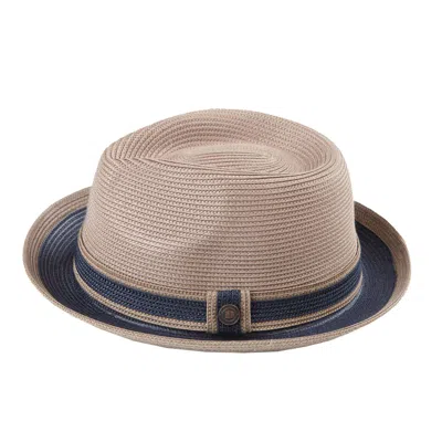 Dasmarca Hats Men's Neutrals Dasmarca Raynor Summer Two Tone Crushable Hat - Beige