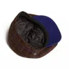 Dasmarca Hats Men's Pink / Purple Archie Raisin Purple Tweed Italian Bakerboy Eight Piece Cap In Pink/purple