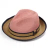 Dasmarca Hats Men's Pink / Purple Benson Summer Trilby Hat With Two Tone Contrast Brim - Coral In Pink/purple