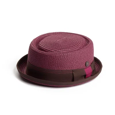 Dasmarca Hats Men's Pink / Purple Dasmarca Rico Summer Telescope Crown Lightweight Breathable Rude-boy Mod Porkpie