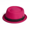 Dasmarca Hats Men's Pink / Purple Jack Fuchsia Felt Skimpy Brim Short Brim Rude Boy Mod Style Porkpie Hat In Multi