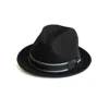Dasmarca Hats Men's Robin Black Wool Felt Two Tone Trilby Fedora Hat In Black