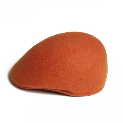 Dasmarca Hats Men's Tate Lava Orange Blocked Melange Felt Cap