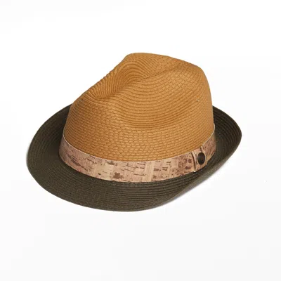 Dasmarca Hats Men's Yellow Dasmarca Jenson Pre-curved Brim Braided Hat - Mustard