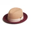 Dasmarca Hats Men's Yellow Gangstar Camel Burgundy Felt Hat In Yellow