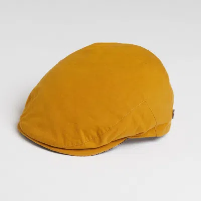 Dasmarca Hats Men's Yellow / Orange Finley Dijon Italian Waterproof Cap In Yellow/orange