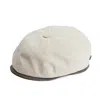 Dasmarca Hats Neutrals Raggie Natural Linen Cotton Summer Italian Flat Cap For Men