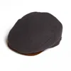 Dasmarca Hats Tailor Black Ukranian Tweed Wool Cap For Men