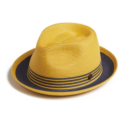 Dasmarca Hats Yellow / Orange Dasmarca Jordan Sunflower Yellow  Two Tone Summer Crushable Hat Packable Hat For Men