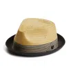 Dasmarca Hats Yellow / Orange Dasmarca Otis Summer Hat For Men Honey Yellow Straw Trilby Lightweight Hat In Yellow/orange