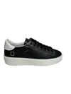 Date D.a.t.e. - Men's Sneakers Art.levante Calf Black (7820) M391-lv-ca-bk In Black