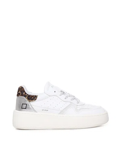 Date D.a.t.e. - Women's Art.step Pop Silver Leopard (6763) Step Pop Silver Leopard