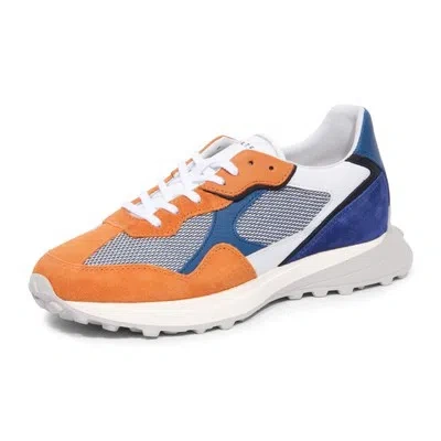 Pre-owned Date 0970as Sneaker Uomo D.a.t.e. Vetta Man Shoes In Arancione