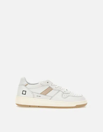 Date D.a.t.e. White Leather Court 2.0 Soft Sneakers