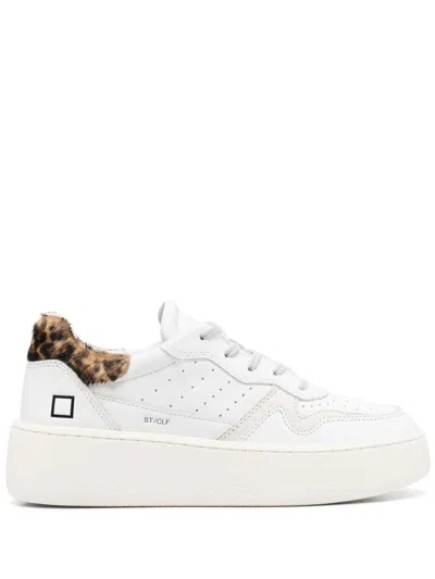 Date 45mm Step Sneakers In White