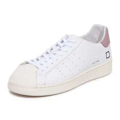 Pre-owned Date 5934au Sneaker Donna D.a.t.e. Base Woman Shoes In Bianco