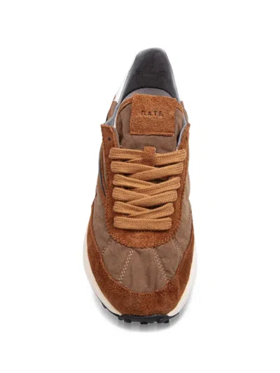 Date Athleta Panelled Sneakers In Brown