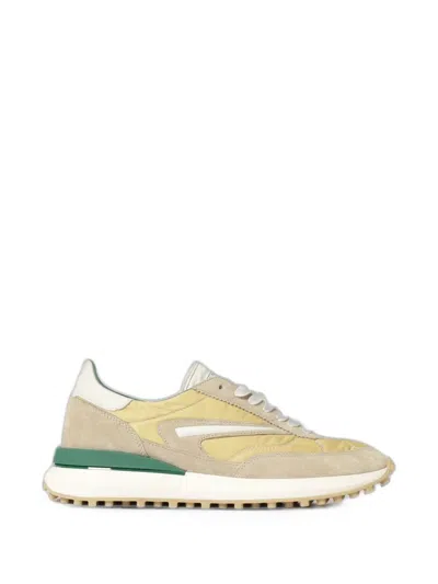 Date Athleta Panelled Sneakers In Neutral