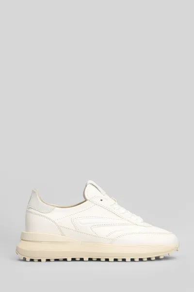 DATE ATHLETA SNEAKERS IN WHITE LEATHER