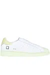 Date D. A.t. E. Woman Sneakers White Size 6.5 Leather In White