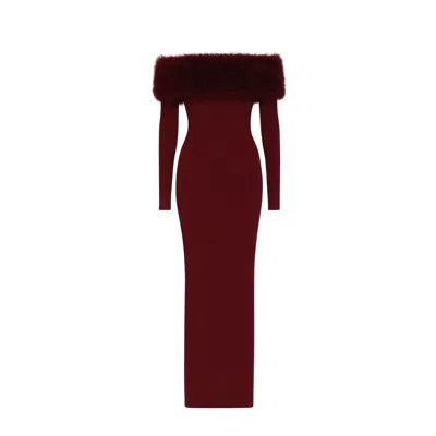 Date Boutique Women's Red Vivienne Gown Burgundy