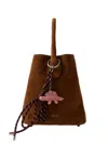 Date Charm Leather Shoulder Bag In Multi
