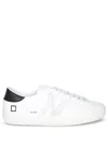 Date D.a.t.e Contemporary White Leather Sneakers With Contrasting Detail