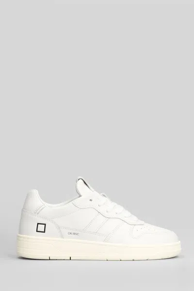 Date Court 2.0 Basic Sneakers In White Leather