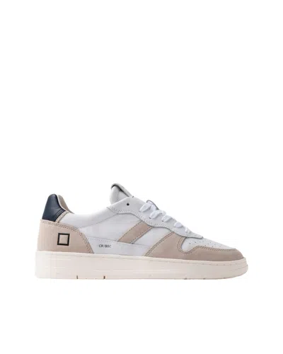 DATE COURT 2.0 BASIC WHITE-BLUE SNEAKERS