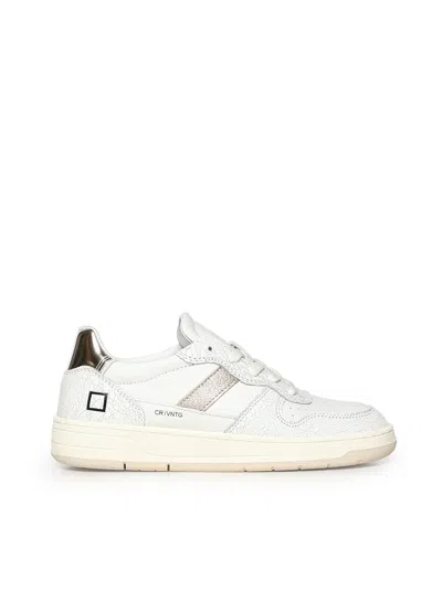Date Court 2.0 Leather Sneaker In White