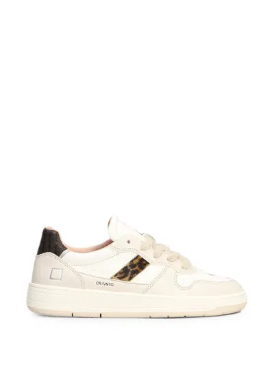 Date Court 2.0 Leather Sneakers In Neutral