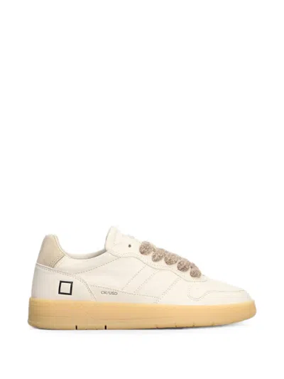 Date Court 2.0 Leather Sneakers In Neutral