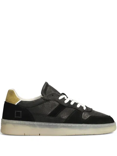 Date Court 2.0 Suede Sneakers In Black